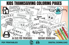 Thanksgiving Coloring Pages for Kids, Printable Thanksgiving Product Image 6