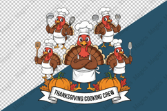 Thanksgiving Cooking Crew Png Product Image 4