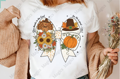 Thanksgiving Coquette Bow PNG Product Image 3