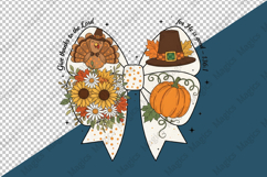 Thanksgiving Coquette Bow PNG Product Image 4