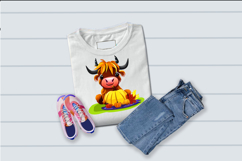 Highland cown thanksgiving illustration Product Image 5