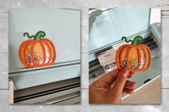 Pumpkin Confetti Shaker SVG | 3D Pumpkin Paper Cut Design Product Image 9