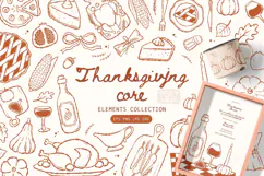 Thanksgiving Core - 45 elements | EPS PNG JPG SVG Product Image 1