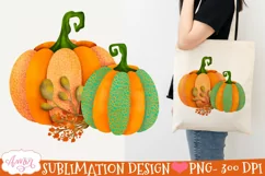 Thanksgiving PNG for Sublimation |Fall pumpkins PNG design Product Image 2