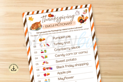 Thanksgiving Emoji Game For Adults Product Image 4