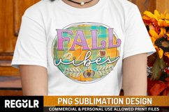 Fall vibes Sublimation, Fall PNG Product Image 1