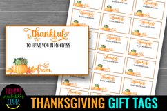 Thanksgiving Gift Tags- Printable Gift Tags Thanksgiving for Teachers