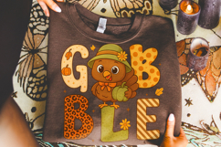 Gobble PNG, Autumn Png, Thanksgiving, Fall PNG, Turkey PNG Product Image 1