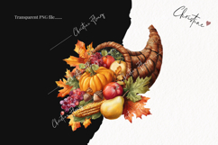 Thanksgiving Harvest Clipart | Fall PNG Product Image 2