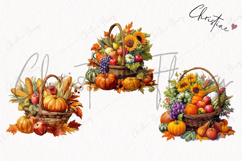 Thanksgiving Harvest Clipart | Fall PNG Product Image 3