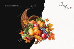 Thanksgiving Harvest Clipart | Fall PNG Product Image 2