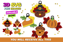 Thanksgiving Ornament 3D SVG Product Image 1