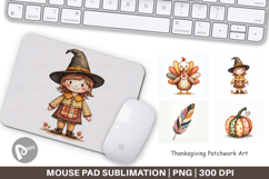 Thanksgiving Patchwork Mouse Pad Product Image 1