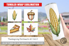 Thanksgiving Patchwork Tumbler Product Image 1