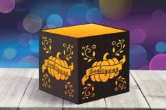 Thanksgiving Pumpkin Tealight Box Template