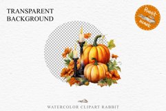 Thanksgiving Pumpkin With Candle Clipart PNG Scrapbooking Fairy Tale Image Watercolor Transparent Print illustration sublimation creepy printable digital watercolor scary halloween Pumpkin candle, Scary Spooky clipart, sublimation nursery, fall autumn