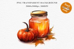 Thanksgiving Pumpkin With Candle Clipart PNG Scrapbooking Fairy Tale Image Watercolor Transparent Print illustration sublimation creepy printable digital watercolor scary halloween Pumpkin candle, Scary Spooky clipart, sublimation nursery, fall autumn