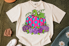Thanksgiving Pumpkins PNG, Fall Harvest Sublimation Design Product Image 2