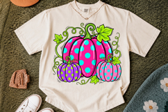 Thanksgiving Pumpkins Sublimation PNG Product Image 2
