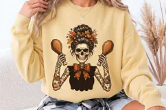 Thanksgiving Skeleton Turkey Drumsticks Fall Autumn PNG Product Image 3