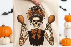 Thanksgiving Skeleton Turkey Drumsticks Fall Autumn PNG Product Image 2