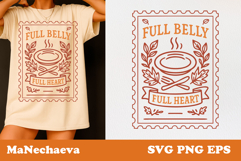 Thanksgiving Postage Stamp Bundle | Fall Harvest SVG Product Image 3