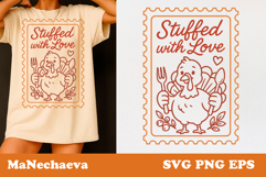 Thanksgiving Postage Stamp Bundle | Fall Harvest SVG Product Image 22