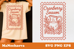 Thanksgiving Postage Stamp Bundle | Fall Harvest SVG Product Image 23