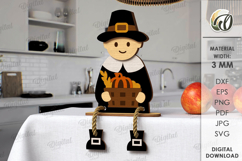 Thanksgiving Stand Decors Bundle Lasercut. Home Decor SVG Product Image 4