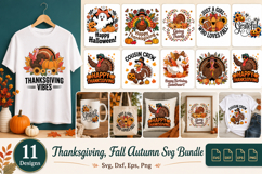 Thanksgiving Svg Bundle, Fall Autumn Product Image 1