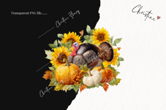 Watercolor Thanksgiving Turkey | Thanksgiving Png Product Image 2