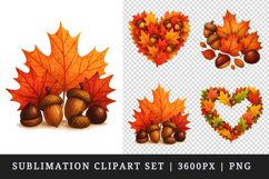 Thanksgiving clipart printable sublimation design png Product Image 1