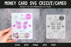 Thank You Money Card Holder SVGs I Cricut I Silhouette Product Image 1