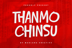 Thanmo Chinsu Cute Handwritten Display Font Product Image 1