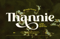 Thannie - Display Serif Font Product Image 1