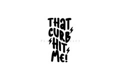 that curb hit me keychain svg cutting files or sublimation files for keychain