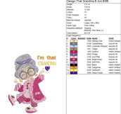 Grandma B - That Grandma - Machine Embroidery Design Product Image 2