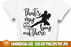 Baseball Mom Svg, That’s My Boy Out There Svg, Png, Cut File Product Image 2