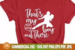 Baseball Mom Svg, That’s My Boy Out There Svg, Png, Cut File Product Image 3