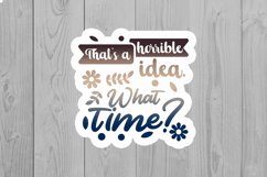 Funny Sarcastic Quotes Stickers. Sarcastic Quotes PNG. vol.3 Product Image 2