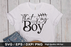 That's my boy - Game Day SVG Design Product Image 1