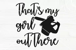 That's My girl Svg, Softball SVG, Softball Mom Svg Cut File Product Image 2