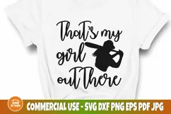 That's My girl Svg, Softball SVG, Softball Mom Svg Cut File Product Image 1