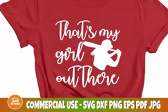 That's My girl Svg, Softball SVG, Softball Mom Svg Cut File Product Image 3