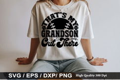 That s My Grandson Out There SVG - Baseball Design Product Image 1