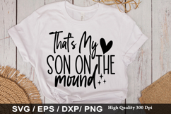 That's My Son on the Mound SVG - Baseball Design Product Image 1