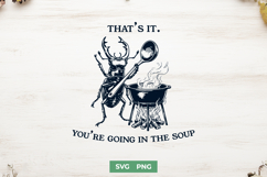Funny Stag Beetle SVG - That’s It You’re Going In The Soup Product Image 1
