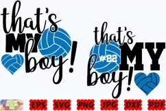 That's My Boy SVG | Volleyball SVG | Sport SVG | Boy SVG Product Image 1