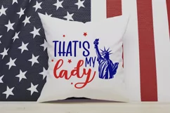 That's My Lady SVG, 4th Of July SVG Design Product Image 2