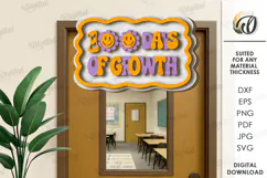 100th Days of School Sign Laser Cut. School SVG Product Image 1